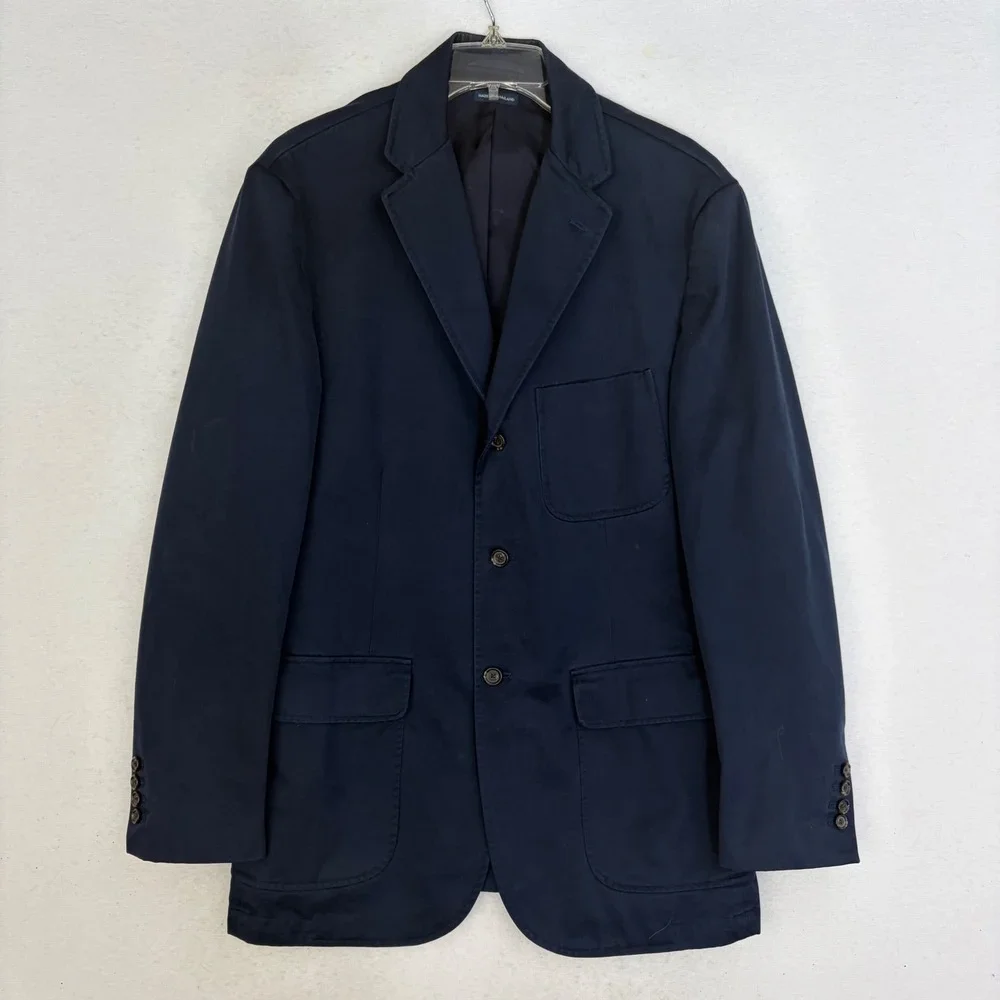 Polo by Ralph Lauren Dark Navy Cotton Sport Coat